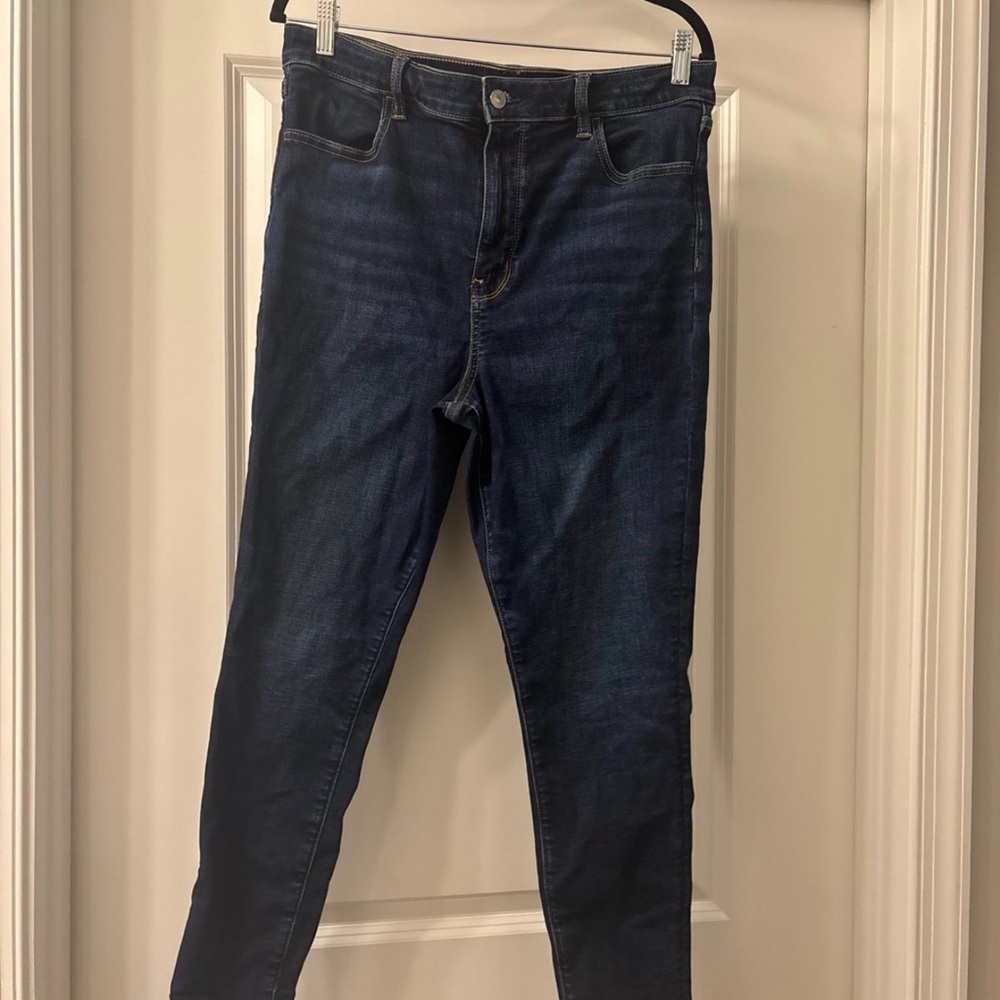 American Eagle Outfitters Dark Blue Skinny Jeans